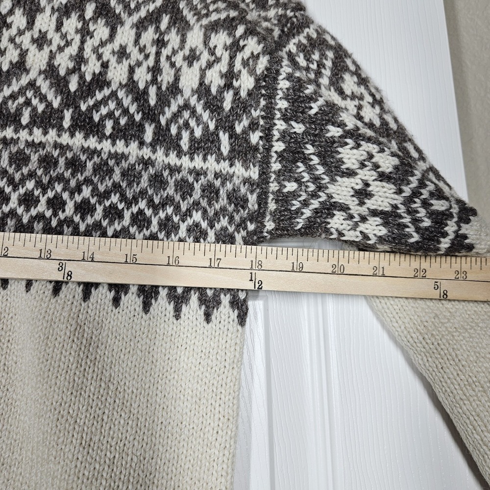 VTG Rapaki Mahana Fair Isle Nordic Hand‎ Knit 100% Wool Cardigan Sweater M/38 - Picture 6 of 8